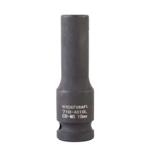 WDK-710-4010L Головка торцевая ударная глубокая 1/2", 6 граней, 10 мм