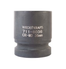 WDK-711-8036 Головка торцева ударная 1", 6 граней, 36 мм