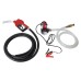 WDK-DYB50HT(24V) Насос перекачки топлива электрический 24В, заправочный раздаточный пистолет, комплект шлангов