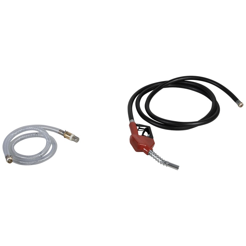 WDK-DYB50HT(24V) Насос перекачки топлива электрический 24В, заправочный раздаточный пистолет, комплект шлангов
