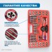 OPT-MTDS60 Набор метчиков и плашек М3 - 12, 4-40 - 1/8NPT27, метрическая и дюймовая резьба, 60 предметов, OPTIMUS