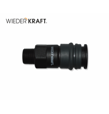 WDK-820SM Композитное пневматическое быстроразъёмное соединение с внешней резьбой M 1/4"