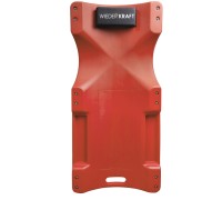 WDK-84068R Лежак ремонтный подкатной, пластиковый, красный