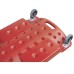 WDK-84068R Лежак ремонтный подкатной, пластиковый, красный, WiederKraft