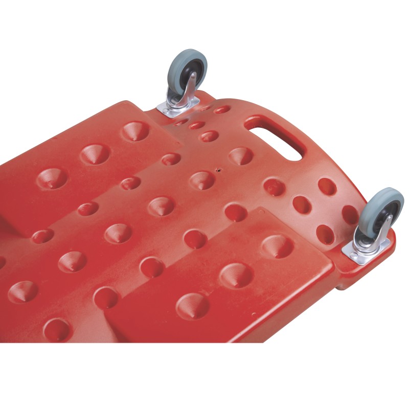 WDK-84068R Лежак ремонтный подкатной, пластиковый, красный, WiederKraft WDK-84068R Лежак ремонтный подкатной, пластиковый, красный, WiederKraft