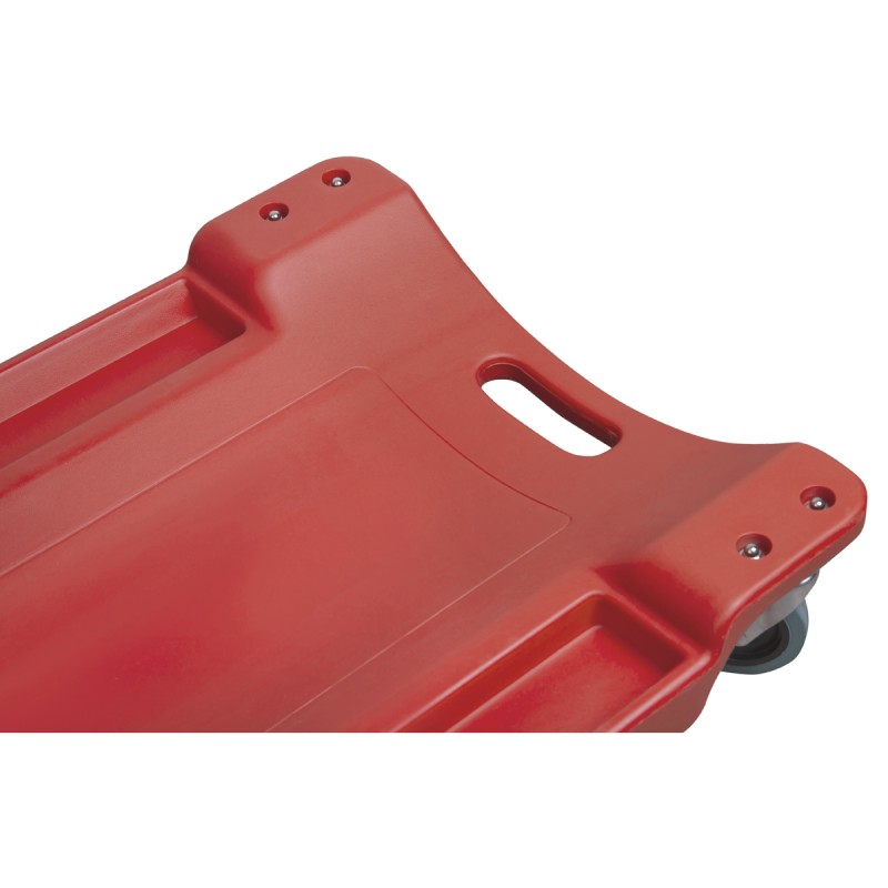 WDK-84068R Лежак ремонтный подкатной, пластиковый, красный, WiederKraft WDK-84068R Лежак ремонтный подкатной, пластиковый, красный, WiederKraft