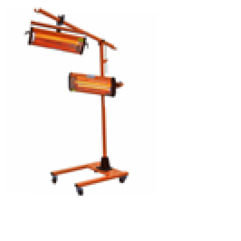 WDK-2A Двухкассетная мобильная ИК сушка на двухсекционной стойке, WiederKraft WDK-2A Двухкассетная мобильная ИК сушка на двухсекционной стойке, WiederKraft