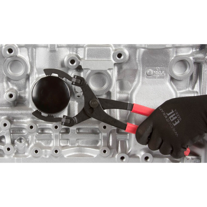 WDK-65395 Клещи для съема фильтров 57-120 мм, WiederKraft WDK-65395 Клещи для съема фильтров 57-120 мм, WiederKraft