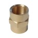 WDK-212FB Адаптер, резьба 1/2"-1/2" PT, F-F (внутренний), латунь