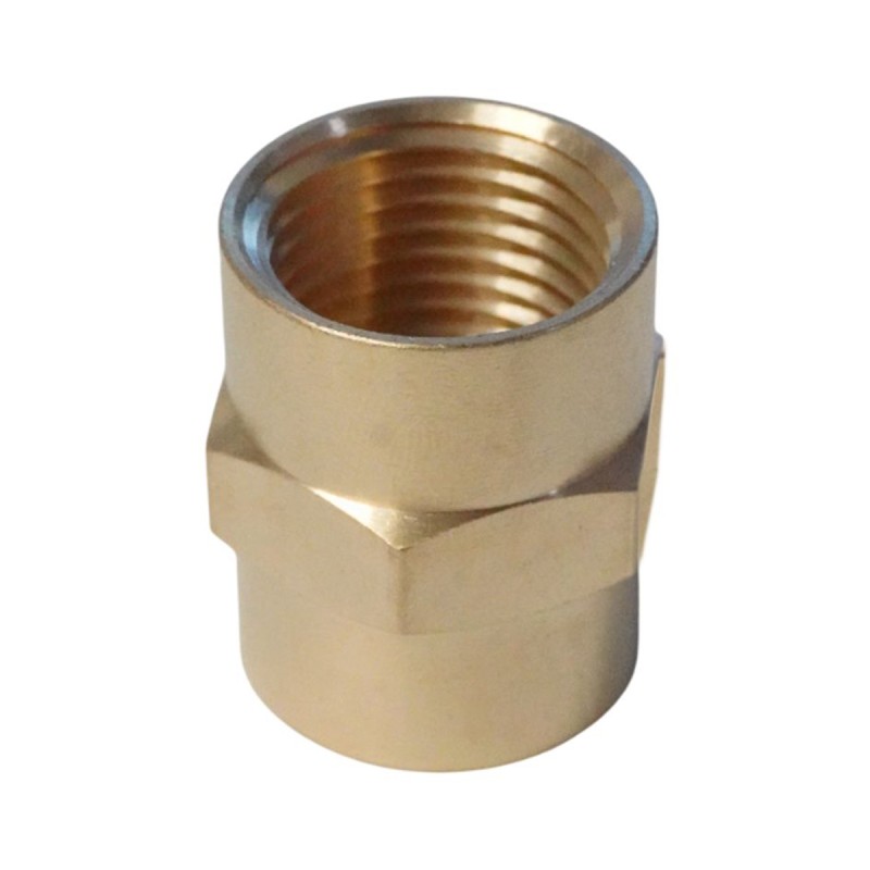 WDK-212FB Адаптер, резьба 1/2"-1/2" PT, F-F (внутренний), латунь WDK-212FB Адаптер, резьба 1/2"-1/2" PT, F-F (внутренний), латунь