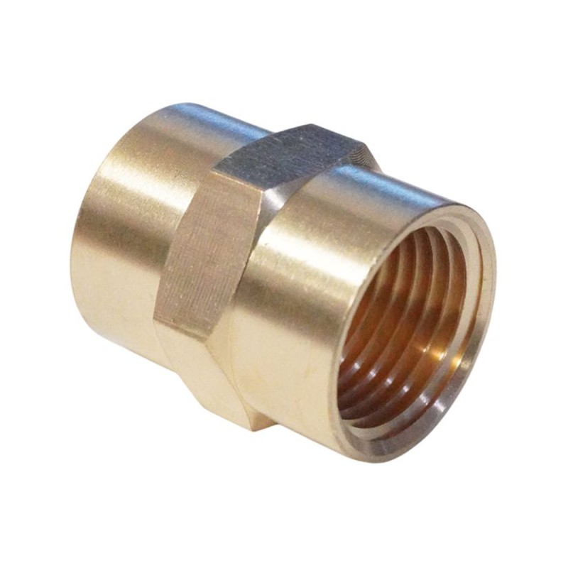 WDK-212FB Адаптер, резьба 1/2"-1/2" PT, F-F (внутренний), латунь WDK-212FB Адаптер, резьба 1/2"-1/2" PT, F-F (внутренний), латунь