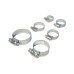 OPT-HT08 Хомуты червячные набор 6шт. 10-38