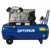 OPT-301042 Компрессор поршневой, 420 л/мин, 2.2 КВт, 220 В, ресивер 100 л, OPTIMUS