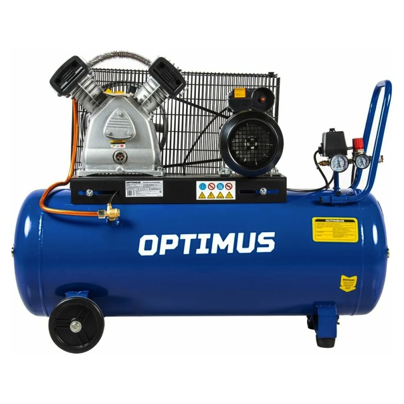 OPT-301042 Компрессор поршневой, 420 л/мин, 2.2 КВт, 220 В, ресивер 100 л, OPTIMUS OPT-301042 Компрессор поршневой, 420 л/мин, 2.2 КВт, 220 В, ресивер 100 л, OPTIMUS