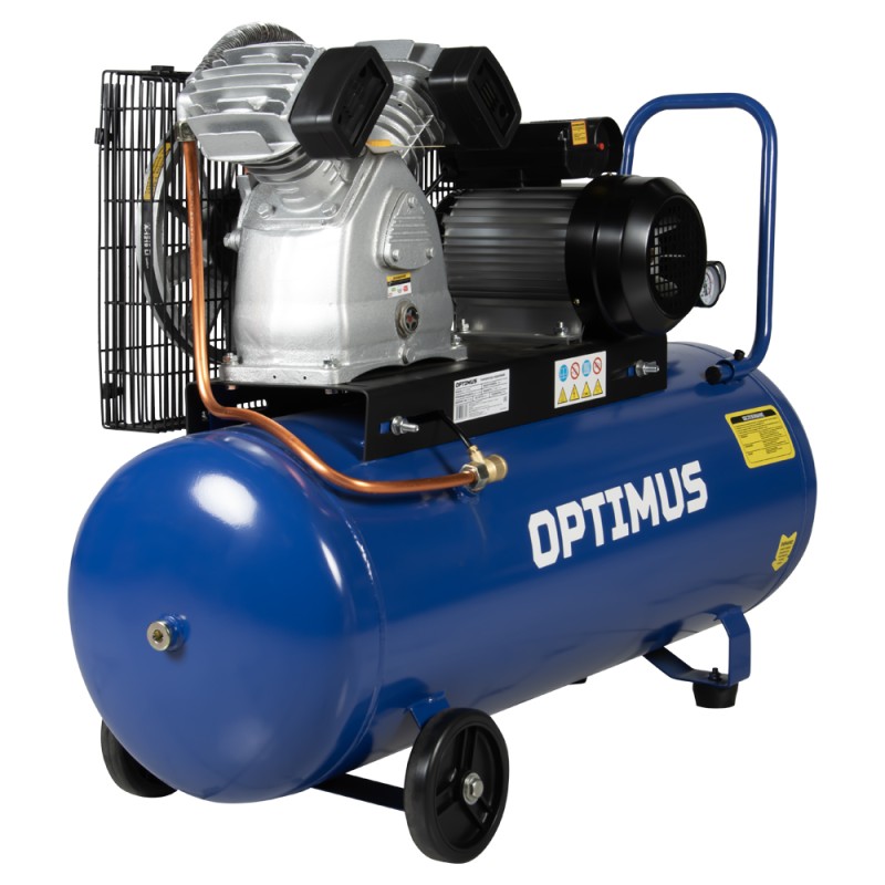 OPT-301042 Компрессор поршневой, 420 л/мин, 2.2 КВт, 220 В, ресивер 100 л, OPTIMUS OPT-301042 Компрессор поршневой, 420 л/мин, 2.2 КВт, 220 В, ресивер 100 л, OPTIMUS
