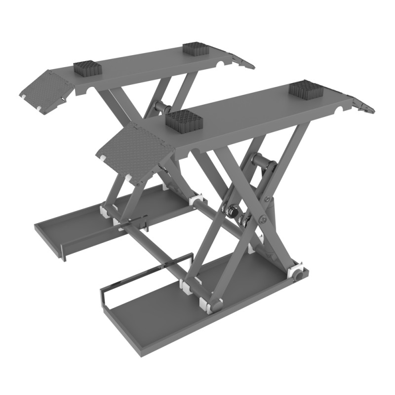 WDK-505Z Подъемник ножничный мобильный шиномонтажный 3 тонны, 220В