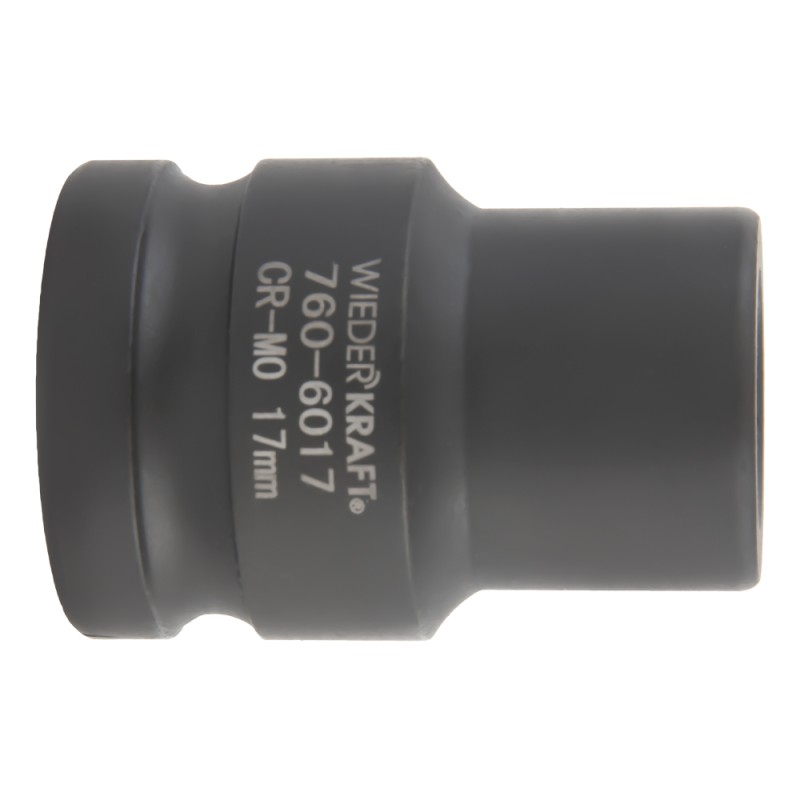WDK-760-6017 Головка ударная 3/4", 6 граней, 17 мм, WiederKraft WDK-760-6017 Головка ударная 3/4", 6 граней, 17 мм, WiederKraft