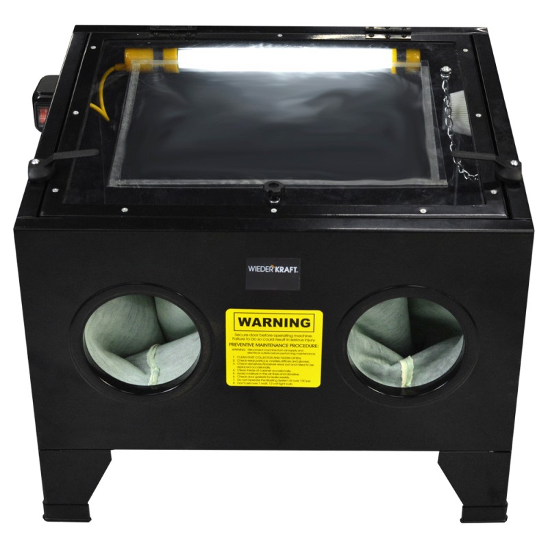 WDK-82090K Камера пескоструйная 90 л, в комплекте с электрокорундом, WiederKraft