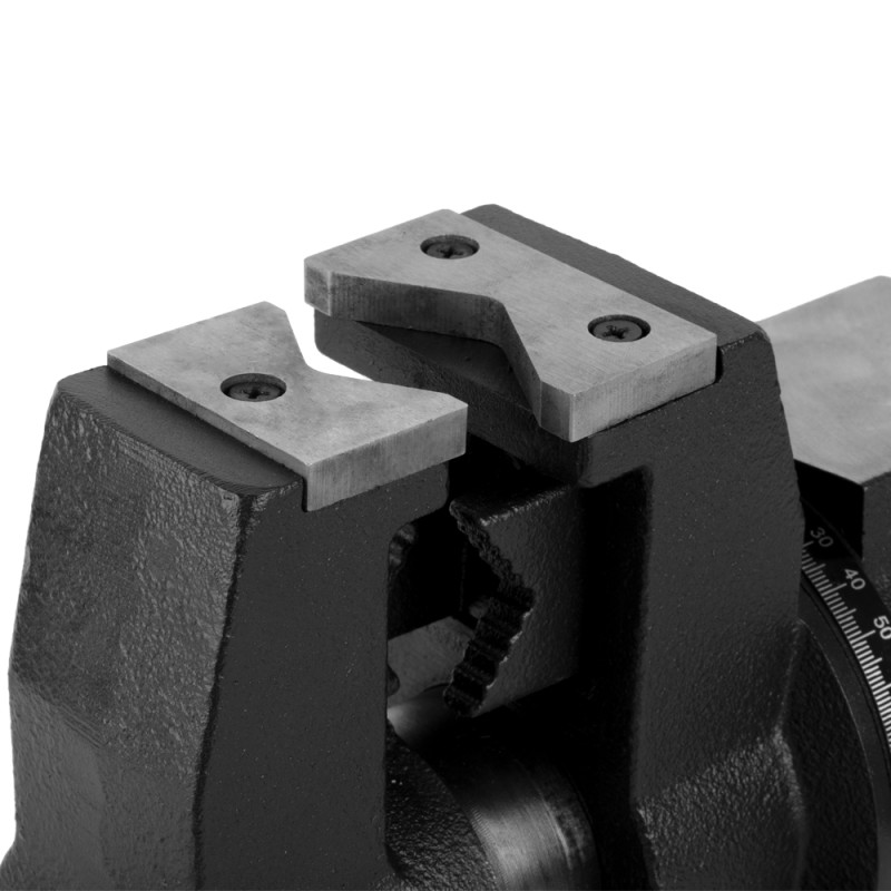 WDK-BV125D Профессиональные слесарные тиски 125 мм, регулировка в двух плоскостях 360 градусов WDK-BV125D Профессиональные слесарные тиски 125 мм, регулировка в двух плоскостях 360 градусов