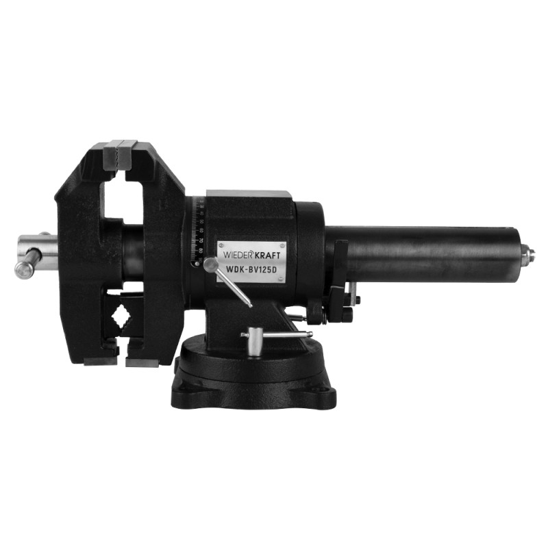 WDK-BV125D Профессиональные слесарные тиски 125 мм, регулировка в двух плоскостях 360 градусов WDK-BV125D Профессиональные слесарные тиски 125 мм, регулировка в двух плоскостях 360 градусов