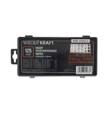 WDK-214042-2 Набор уплотнительных колец и заглушек резиновых, черных, 125 шт