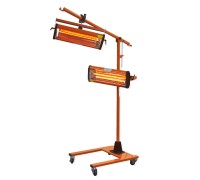 WDK-2A Двухкассетная мобильная ИК сушка на двухсекционной стойке