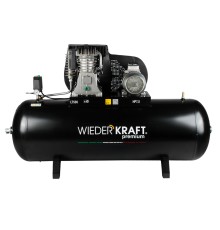 WDK-95079  Масляный поршневой компрессор с ременным приводом 798 л/мин, 11 бар, 380В/5,5 кВт, 500 л
