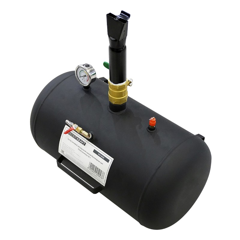WDK-80019 Бустер (ресивер) для взрывной накачки бескамерных шин, 38 л WDK-80019 Бустер (ресивер) для взрывной накачки бескамерных шин, 38 л