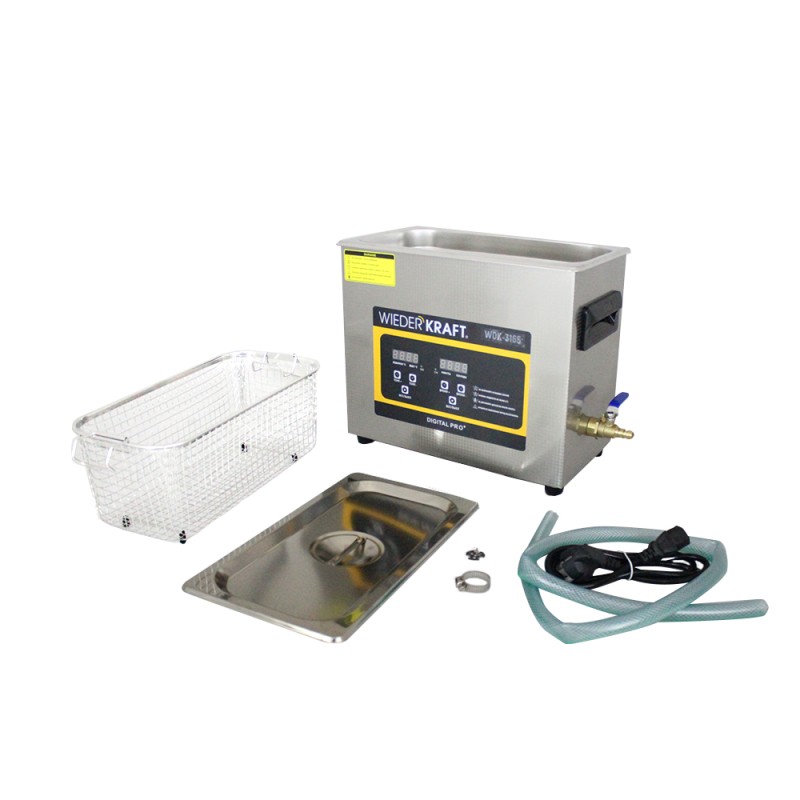 WDK-3165 Ультразвуковая мойка с подогревом, 6.5 л, WiederKraft WDK-3165 Ультразвуковая мойка с подогревом, 6.5 л, WiederKraft