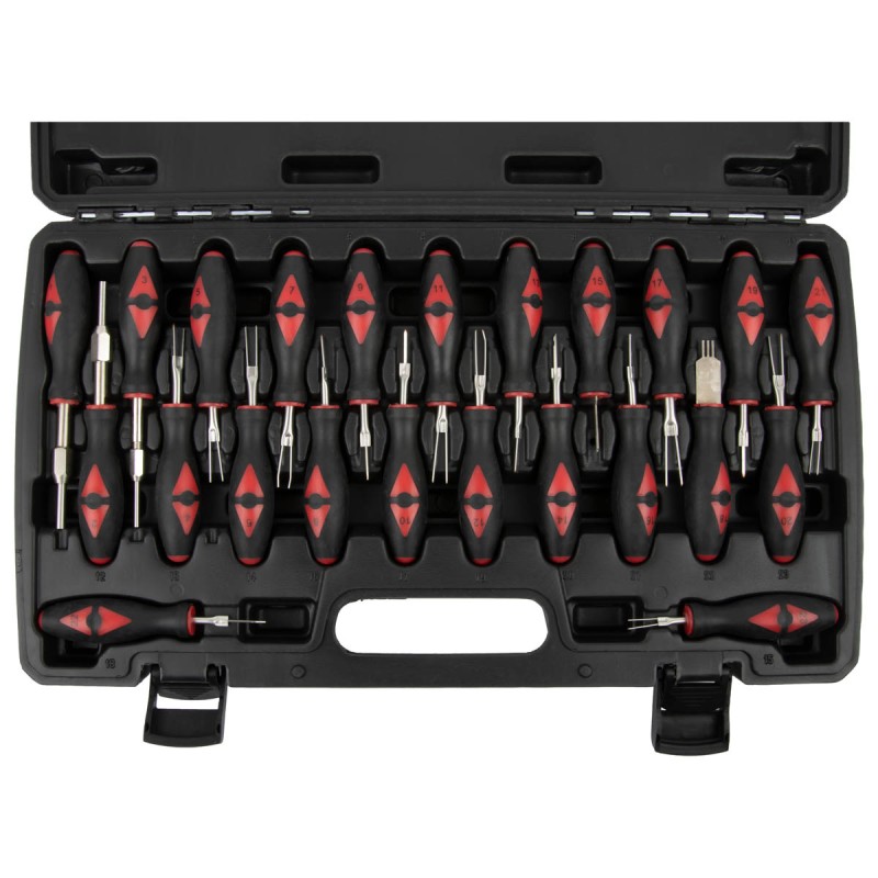 WDK-214231 Набор для демонтажа клемм электропроводки, 23 предмета, WiederKraft