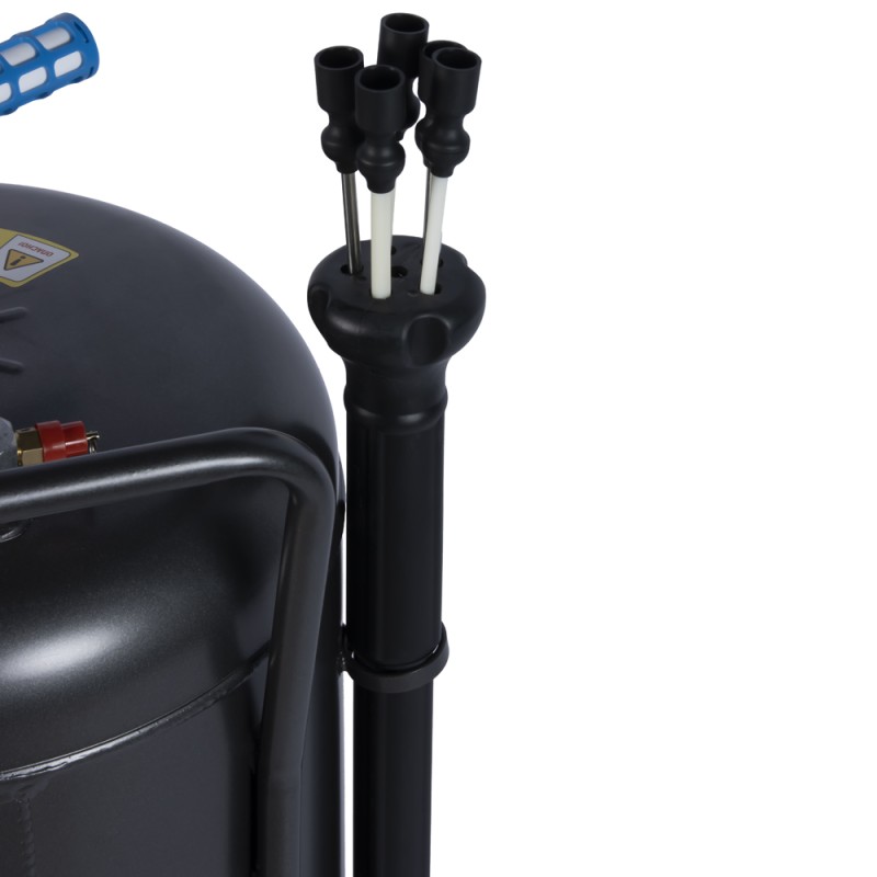 WDK-89282 Маслосменная установка 80 л c воронкой и откачкой через щуп, WiederKraft WDK-89282 Маслосменная установка 80 л c воронкой и откачкой через щуп, WiederKraft