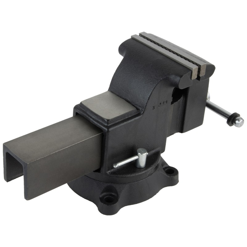 WDK-BV150 Профессиональные слесарные тиски поворотные с наковальней 150 мм, WiederKraft