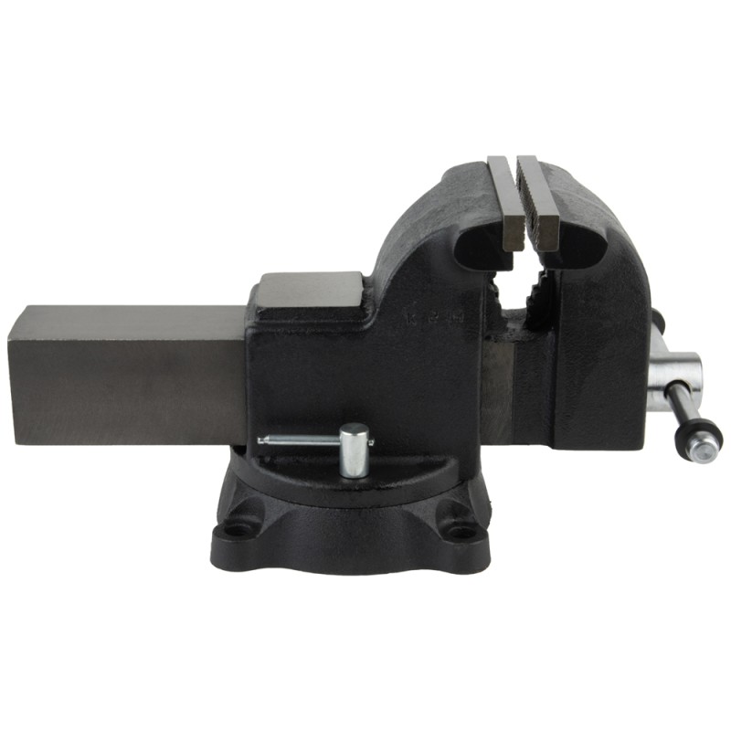 WDK-BV150 Профессиональные слесарные тиски поворотные с наковальней 150 мм, WiederKraft