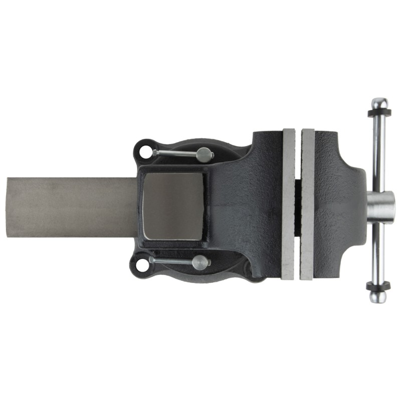 WDK-BV150 Профессиональные слесарные тиски поворотные с наковальней 150 мм, WiederKraft