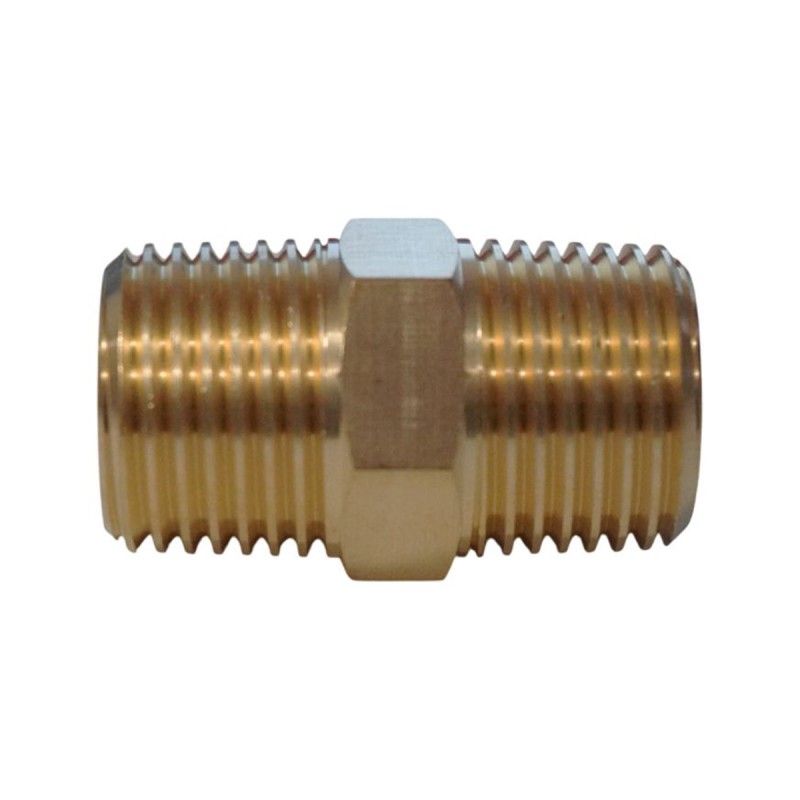 WDK-212MB Адаптер, резьба 1/2"-1/2" PT, M-M (внешняя), латунь WDK-212MB Адаптер, резьба 1/2"-1/2" PT, M-M (внешняя), латунь