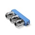 WDK-65359 Соединительный пневматический тройник 1/4", WiederKraft