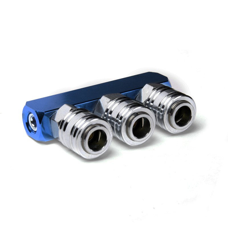 WDK-65359 Соединительный пневматический тройник 1/4", WiederKraft WDK-65359 Соединительный пневматический тройник 1/4", WiederKraft