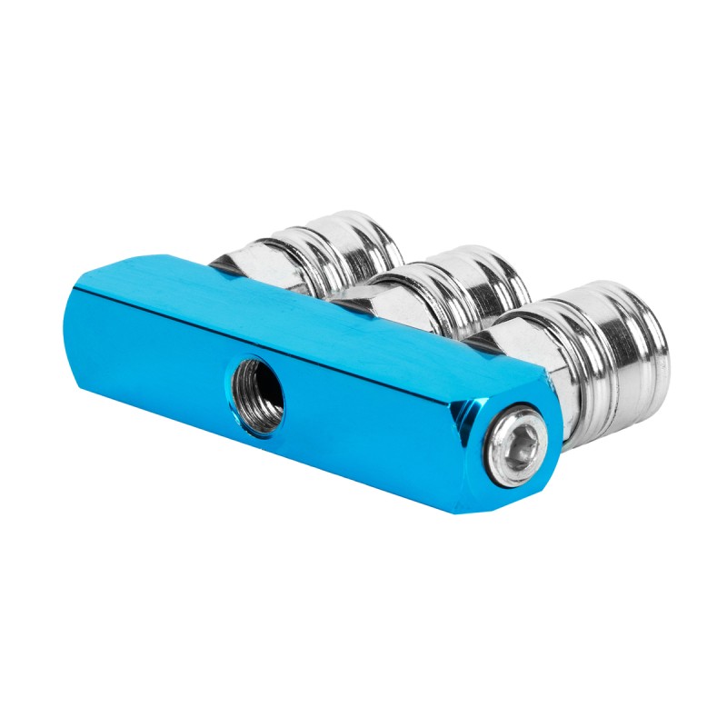 WDK-65359 Соединительный пневматический тройник 1/4", WiederKraft WDK-65359 Соединительный пневматический тройник 1/4", WiederKraft
