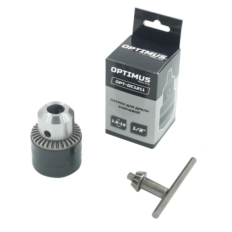 OPT-DC1211 Патрон ключевой 1/2", 1,5-13 мм, OPTIMUS OPT-DC1211 Патрон ключевой 1/2", 1,5-13 мм, OPTIMUS