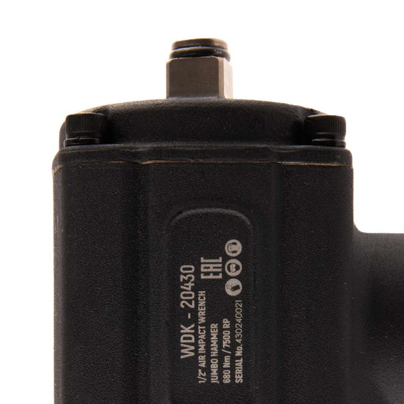 WDK-20430 Гайковерт пневматический ударный, угловой, привод 1/2", 700 Нм