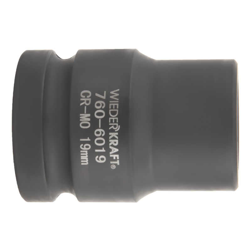 WDK-760-6019 Головка ударная 3/4", 6 граней, 19 мм, WiederKraft