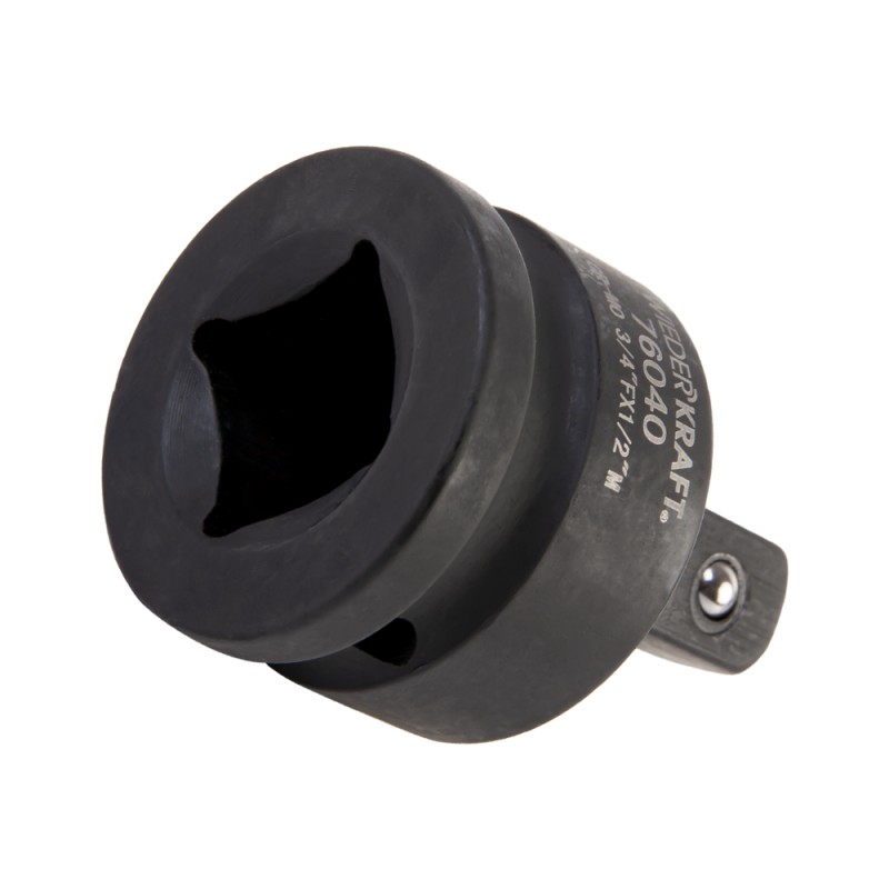WDK-76040 Переходник ударный F3/4" - M1/2", WiederKraft WDK-76040 Переходник ударный F3/4" - M1/2", WiederKraft