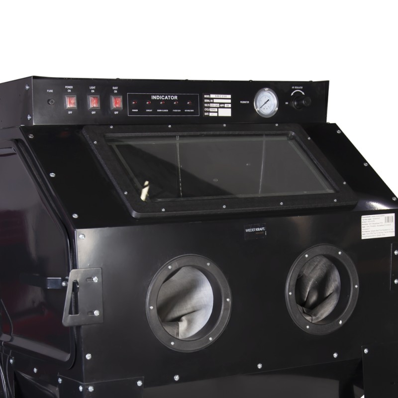 WDK-83350 Камера пескоструйная 350 л, WiederKraft WDK-83350 Камера пескоструйная 350 л, WiederKraft
