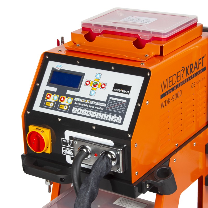 WDK-9000 Многофункциональный споттер 380В, 22кВА, 57А, сварочный ток 5800А, WiederKraft