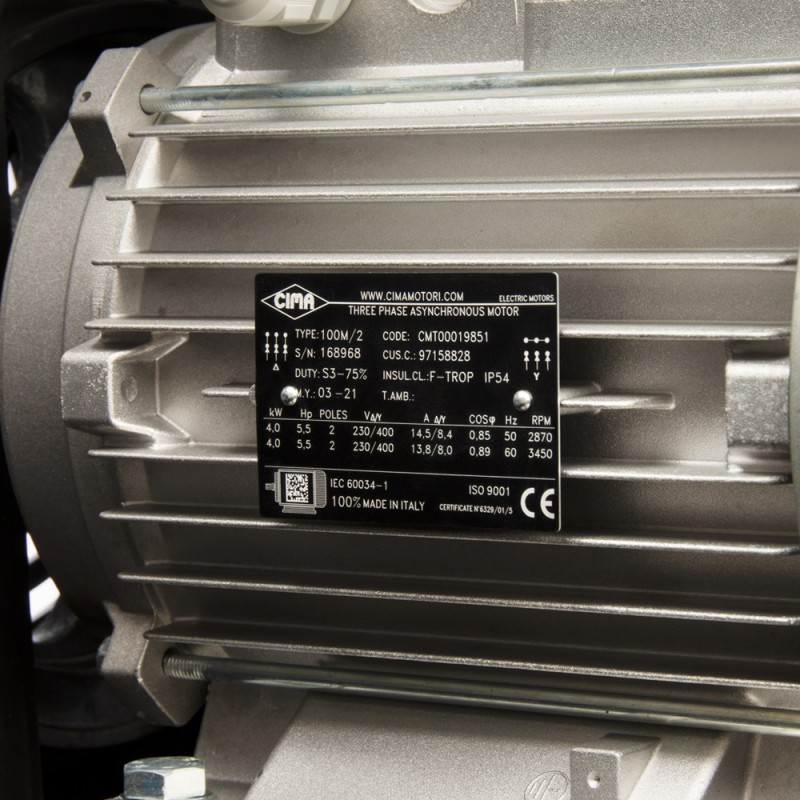 WDK-92060 Масляный поршневой компрессор с ременным приводом 606 л/мин, 11 бар, 200 л, WiederKraft WDK-92060 Масляный поршневой компрессор с ременным приводом 606 л/мин, 11 бар, 200 л, WiederKraft