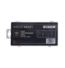 WDK-214054 Набор уплотнительных колец резиновых, черных, 180 шт