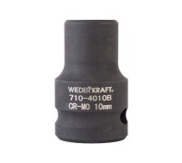 WDK-710-4010 Головка торцевая ударная 1/2", 6 граней, 10 мм