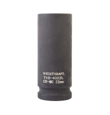 WDK-710-4022L Головка торцевая ударная глубокая 1/2", 6 граней, 22 мм