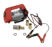 WDK-DYB40HT(24V) Насос перекачки топлива электрический 24В, заправочный раздаточный пистолет, комплект шлангов
