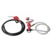 WDK-DYB40HT(24V) Насос перекачки топлива электрический 24В, заправочный раздаточный пистолет, комплект шлангов